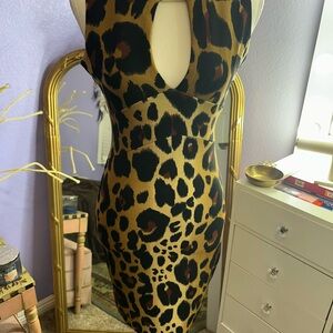 Leopard Print Bodycon Dress